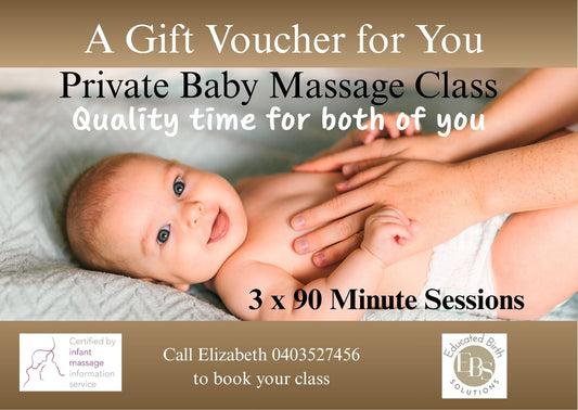 Gift Voucher Baby Massage Private Classes