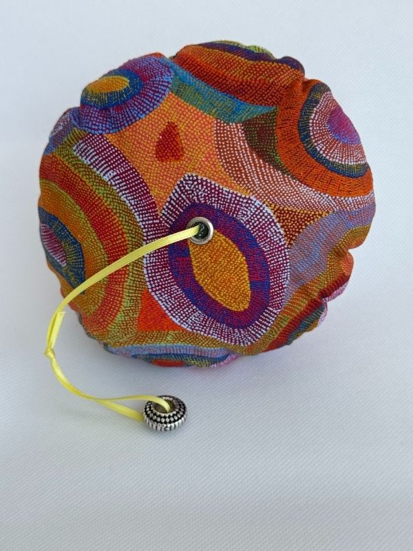 Orange cloth Aboriginal design pull cord feature