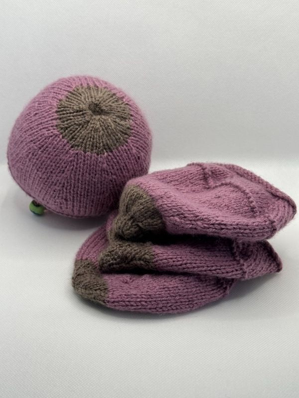 Purple wool breast model full set